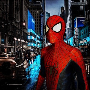 Nuevo y Asombroso Disfraz de <span class=keywords><strong>Spider</strong></span>-<span class=keywords><strong>Man</strong></span> 2 de una Pieza para Cosplay, Incluye Lentes TASM2 - Product Image 1
