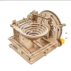 Puzzle 3D in Legno Fai-da-Te, Gioco Educativo con Pista per Biglie Elettrica, Gioco Scientifico da Assemblare per Bambini Unisex - Product Image 1