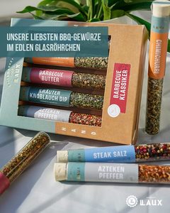 <span class=keywords><strong>Coffret</strong></span> cadeau d'épices pour barbecue Laux Grill, 5 épices de barbecue de qualité supérieure, accessoires pour salade de haute qualité, cadeaux originaux pour hommes et femmes, Pâques - Product Image 4
