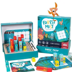 Trẻ Em Bằng Gỗ Sương Sương Sương Rừng 3D Động Vật <span class=keywords><strong>Sudoku</strong></span> Thách Thức Xây Dựng Khối Montessori Giáo Dục Toán Học Tập Đồ Chơi Cho Trẻ Em - Product Image 5