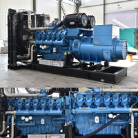 Générateur diesel industriel 1000 KVA, moteur Weichai, 800 kW, triphasé, usage intensif, 480V ATS
