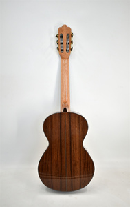 Guitare <span class=keywords><strong>classique</strong></span> de 36 pouces de haute qualité du XIXe siècle avec un matériau arrière/latéral en palissandre au design unique de 3/4 - Product Image 5
