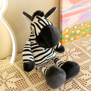 Peluches de León, Zorro, Mapache, Jirafa, Elefante, Oso, <span class=keywords><strong>Panda</strong></span>, Tigre, Peluche de Animales de la Selva, Regalo de Navidad - Product Image 6
