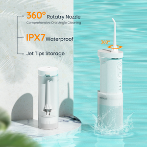 Para <span class=keywords><strong>Mornwell</strong></span> 180ml portátil Dental Water Flosser Mini telescópico de viaje inalámbrico eléctrico para <span class=keywords><strong>irrigador</strong></span> <span class=keywords><strong>bucal</strong></span> - Product Image 4