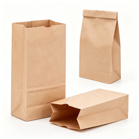 Sachet Doypack Personnalisé en Papier Kraft Imperméable pour Céréales, Noix, Snacks et Aliments en Vrac – Vente en Gros