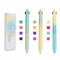Stylo Gel Transparent Mini Mignon Macaron à Pression Portable de Poche 0,5 mm Pailleté à Séchage Rapide en Plastique Personnalisable avec Logo