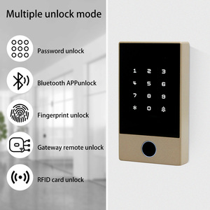 Kim loại không thấm nước ttlock Bluetooth Wifi cảm ứng bàn phím vân tay Đầu đọc thẻ kiểm soát truy cập - Product Image 6