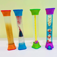 Minuteur à mouvement liquide, fabricant certifié SMETA ISO, sablier liquide, jouets sensoriels à presser pour enfants et adultes