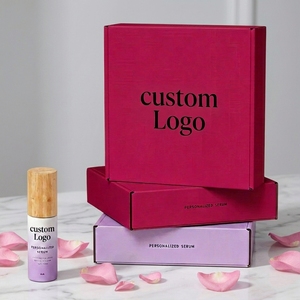 Boîte d'expédition pliable en carton ondulé, écologique, colorée, pour cosmétiques et vêtements, avec logo personnalisé, meilleur prix, <span class=keywords><strong>bonne</strong></span> <span class=keywords><strong>qualité</strong></span>. - Product Image 1