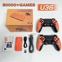 Joystick de Juego U36 Plug and Play con Más de 50000 Juegos Preinstalados, Salida HD 4K, Consola de Juegos Retro 3D, Más de 40 Emuladores para PSP PS1