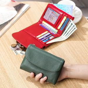 AndoBag Cartera Corta para Mujer, de Cuero Vacuno Genuino, Bolso de Mano Moderno, Gran Capacidad, Monedero, Tarjetero, 3033 - Product Image 5