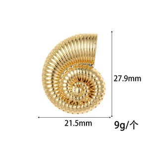 الأكثر مبيعًا DIY سلسلة قذيفة المحيط DIY جولة الإسكالوب قلادة سوار مجوهرات سحر صنع الملحقات - Product Image 5