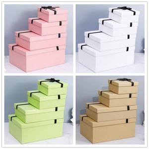Luxury Custom Logo Kraft Paper Clamshell Gift Packaging <b>Boxes</b> for <b>Parties</b> and Birthdays - Product Image 6