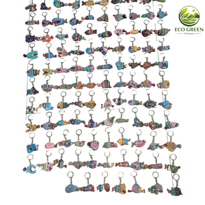 Decoración de madera para el hogar, regalo de empresa, decoración y regalo navideño, llavero de animal de madera, decoración artesanal vietnamita, tallado DIY - Product Image 4