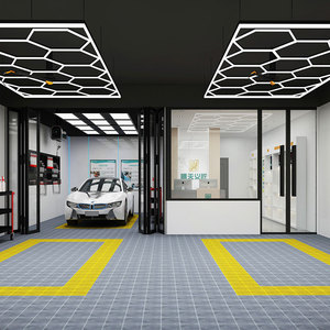 Sistema di Lavaggio Auto 6-in-1 Commerciale Elettrico da Parete con Compressore d'Aria e <span class=keywords><strong>Idropulitrice</strong></span> ad Alta Pressione - Product Image 4
