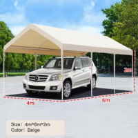 Abri de voiture portable pour l'extérieur, protection contre la pluie et le soleil, équipement de camping et de randonnée / Tente de stand d'exposition