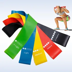 Custom Wholesale High Quality Home Gym Private Physical Therapy Fitness Stretch Resistance Bands Set