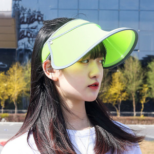 Visor Sun Protection Hat Light Green Breathable For Outdoor Beach Cycling Adult Women Summer Use - Product Image 1