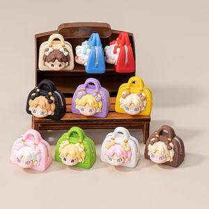 Portachiavi in resina borsa di lusso in miniatura regalo per ragazza carina accessori per gioielli da te decorazione da tavolo porta chiavi ornamento creativo per auto - Product Image 4