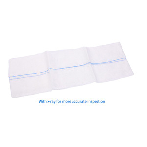 Venta Directa de Fábrica: Gasa Absorbente Desechable Médica Quirúrgica con Línea Azul Detectable por Rayos X - Product Image 6