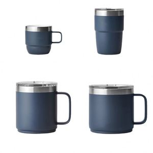 <b>Double</b> WaGeneric 304 Stainless Steel <b>Double</b> <b>Wall</b> Vacuum Mug with Handle Camping Coffee Cup for Home & Office Use - Product Image 5