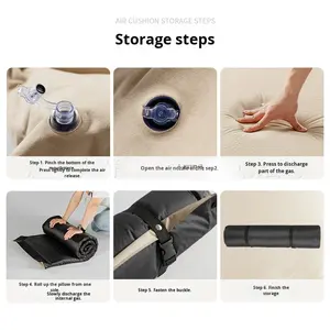 Двухместный автоматический надувной матрас-палатка для улицы, влагостойкий, утолщенный, портативный, для кемпинга, эргономичный дизайн - Product Image 4