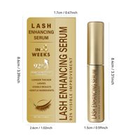 Serum Penumbuh Alis & Bulu Mata Alami Transparan Mini Vitamin Cair Label Pribadi Blossom Moisturizer