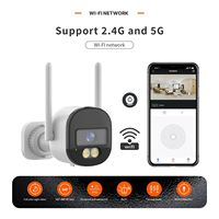 TUYA Smart 4MP 2.4 or 5.8G Wireless Bullet Waterproof Outdoor Hone Security Wifi Camera