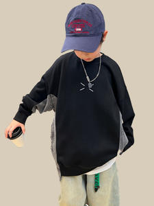 Vêtements pour adolescents automne nouveau décontracté moyen grand <span class=keywords><strong>sweat</strong></span> pour enfants garçons Cool beau pull à <span class=keywords><strong>la</strong></span> <span class=keywords><strong>mode</strong></span> ample pour l'âge 7-12 - Product Image 3