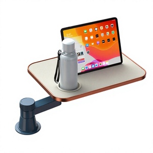 Plateau de siège arrière de voiture rotatif multifonctionnel à clipser, bureau d'étude en panneau artificiel - Product Image 3