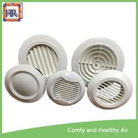 Grilles de ventilation réglables en plastique ABS durable, design moderne, étanches, respectueuses de l'environnement, non toxiques