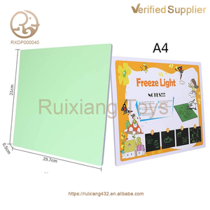 Mémoire multifonctionnelle Magic Fluorescent Doodle Board <span class=keywords><strong>Tablette</strong></span> d'écriture éducative pour enfants pour la peinture DIY Emballé dans une boîte - Product Image 3