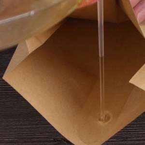 Sacs jetables classiques en papier d'art pour cadeaux, artisanat, biscuits, crème glacée, kebab, avec impression, sacs alimentaires en aluminium pour barbecue - Product Image 5