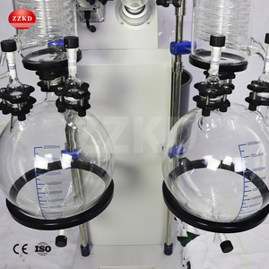 Evaporador Rotatorio Eléctrico de 50 Litros para Planta Piloto con Doble Condensador, Evaporador de Etanol - Product Image 5