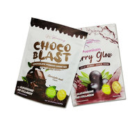 Vide Doypack Café Boisson Alimentaire Sac À Fermeture Éclair Stand Up Pouch Chocolat Poudre Emballage Avec Logo