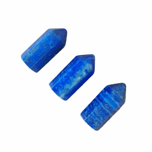 Pointe de pierre de lapis-lazuli naturelle de qualité supérieure, bâton de cristal poli à 6 faces pour le Reiki et la guérison énergétique - Product Image 2