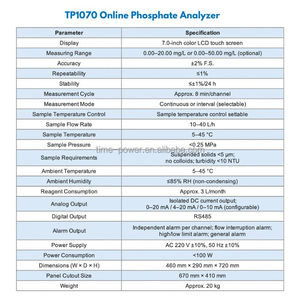 Water Quality Monitoring System <strong>Online</strong> Medical Water 0-20/50Mg/L Industrial Water <strong>Online</strong> Phosphate Radical <strong>Analyzer</strong> - Product Image 3