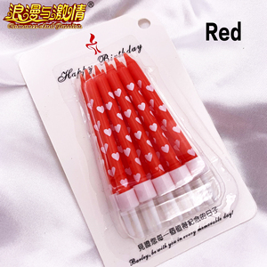 Hot 10pcs Coloré Impression Amour Motif Dessin Animé Creative Soeur Souhaite Des Images Heureuses 6 Coloré Imprimé Gâteau D'<span class=keywords><strong>anniversaire</strong></span> Bougies - Product Image 3
