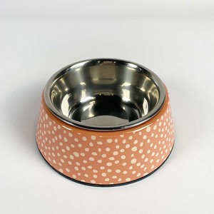 Cuencos y comederos redondos para mascotas con lunares de súper diseño, productos personalizados para perros, comedero para perros y gatos de acero inoxidable con calcomanía pequeña - Product Image 4