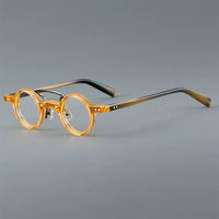 Lunettes rondes en acétate de couleur rétro de haute qualité MS YL5821, lunettes de lecture pour femmes, montures sensorielles faites à la main, monture de qualité supérieure