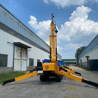Grúa Araña Plegable de 10 Toneladas, Fácil de Manejar, Gran Capacidad de Escalada, Elevador para Minería y Construcción