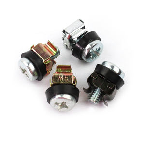 사용자 정의 또는 M6 케이지 너트 및 나사 U 클립 너트 세트 팬 헤드 나사 아연 도금 - Product Image 4