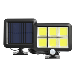 Applique murale solaire LED avec technologie COB, câble de 5 mètres, luminaire d'extérieur, éclairage avec panneau réglable, idéal pour un <span class=keywords><strong>jardin</strong></span>, un parc ou une pelouse - Product Image 2