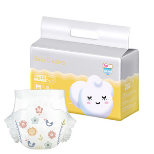 Gratis sampel popok bayi katun Muslin kemasan kain kustom untuk bayi baru lahir ukuran 2 popok bayi organik - Product Image 1