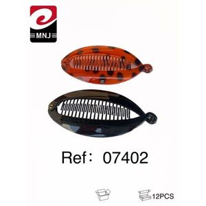 MNJ Hair Clip 07402 Brown Black 12Pcs Set - Product Image 3