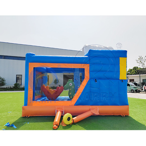 Château gonflable PVC Ocean World <span class=keywords><strong>avec</strong></span> toboggan aquatique et <span class=keywords><strong>piscine</strong></span> pour célébration d'anniversaire - Product Image 4