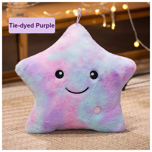Cuscino a Forma di Stella a Cinque Punte Luminoso con Motivo Sorridente, Colorato e Carino, per Divano e Sedia, Giocattolo in Peluche, Piccolo Regalo - Product Image 5
