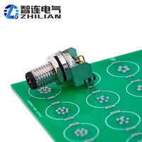 ZLconnector ZLM8F1-S-M M8 circulaire à angle droit 6 broches montage sur panneau mâle IP67 connecteur de prise étanche
