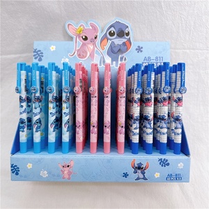 Yubon 60 pièces/<span class=keywords><strong>lot</strong></span> Stylos gel à pression à motifs <span class=keywords><strong>de</strong></span> dessins animés, mignons, encre bleue 0,5 mm, stylos à <span class=keywords><strong>bille</strong></span>, papeterie, fournitures scolaires et <span class=keywords><strong>de</strong></span> bureau - Product Image 6