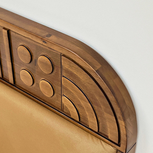 <span class=keywords><strong>Lit</strong></span> plateforme vintage KMJ de style milieu du siècle, <span class=keywords><strong>lit</strong></span> king size en bois, lits simples pour adultes - Product Image 4